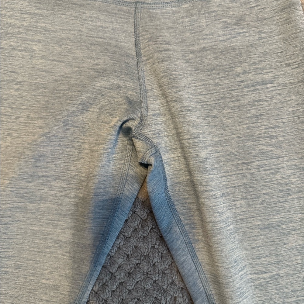 Nike Dri-FIT Heathered Gray/blue High-Waisted Ruched Leg Leggings Women’s Small - Picture 2 of 6